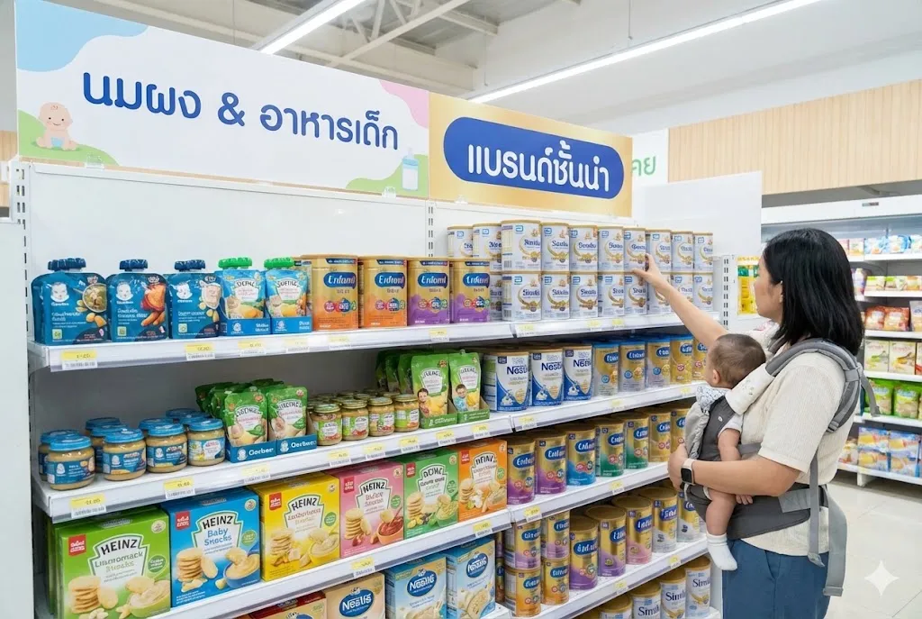 นมผง และ อาหารเด็ก